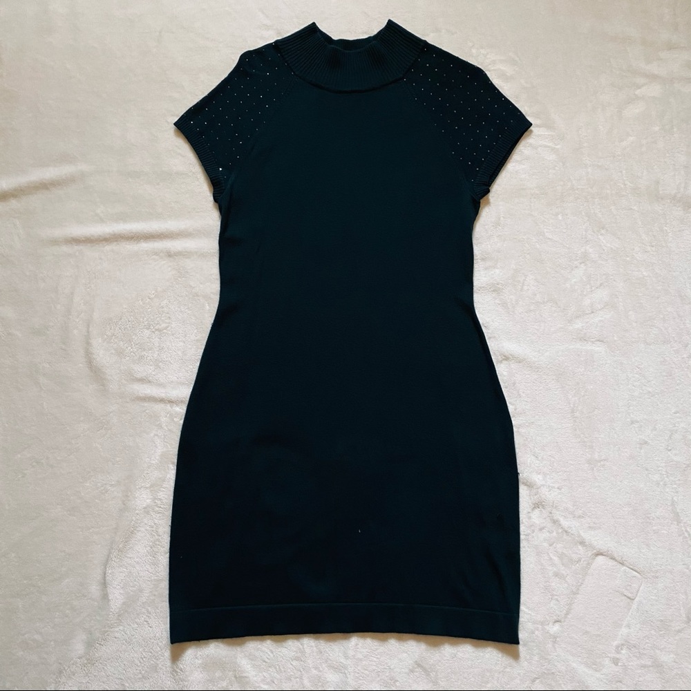 Short sleeve sweater dress